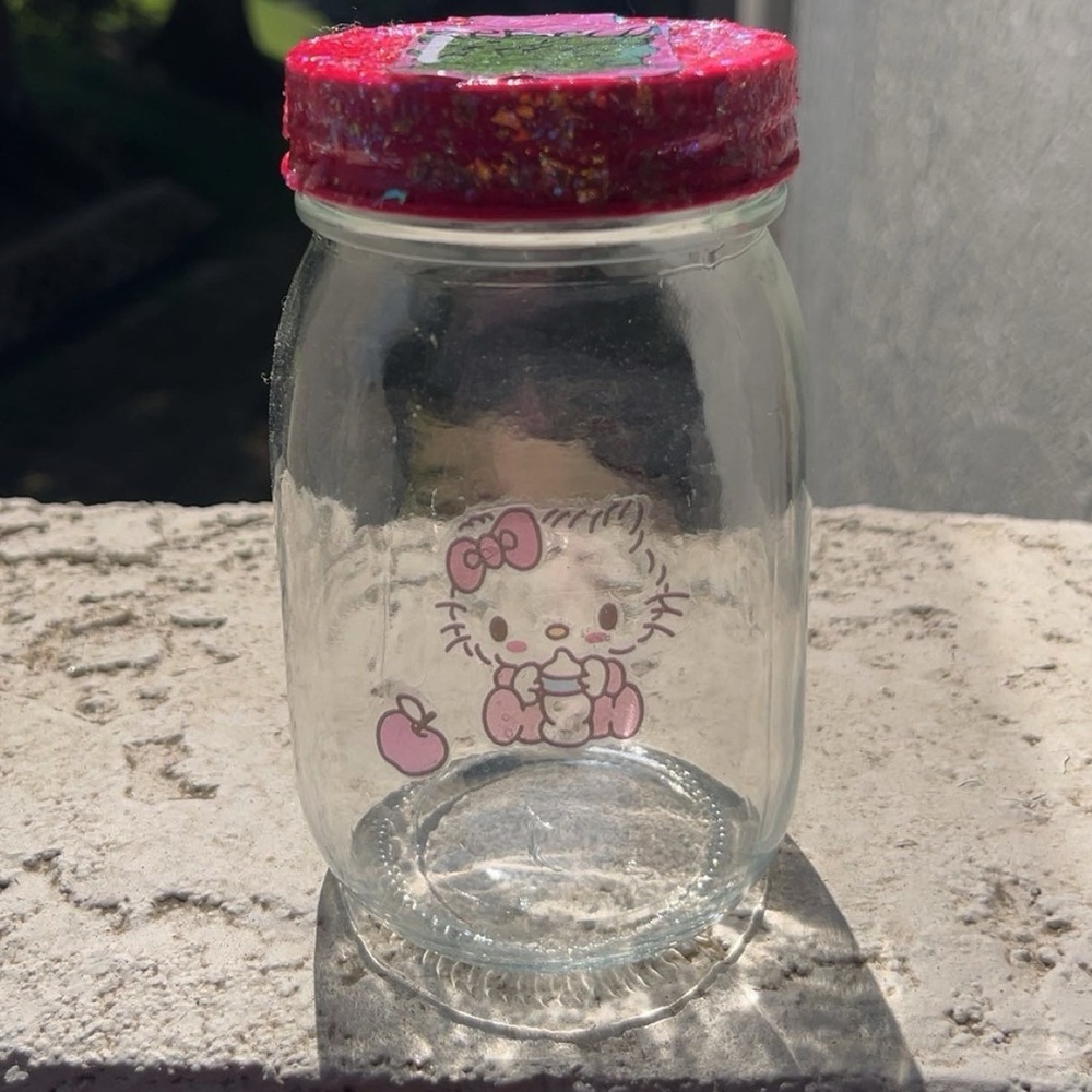 Hello kitty baby stash jar